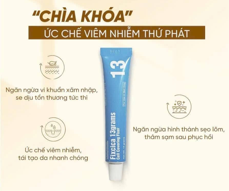 Pharmesthetic Fixcica 13grams gel chấm thâm mụn vết thương hở