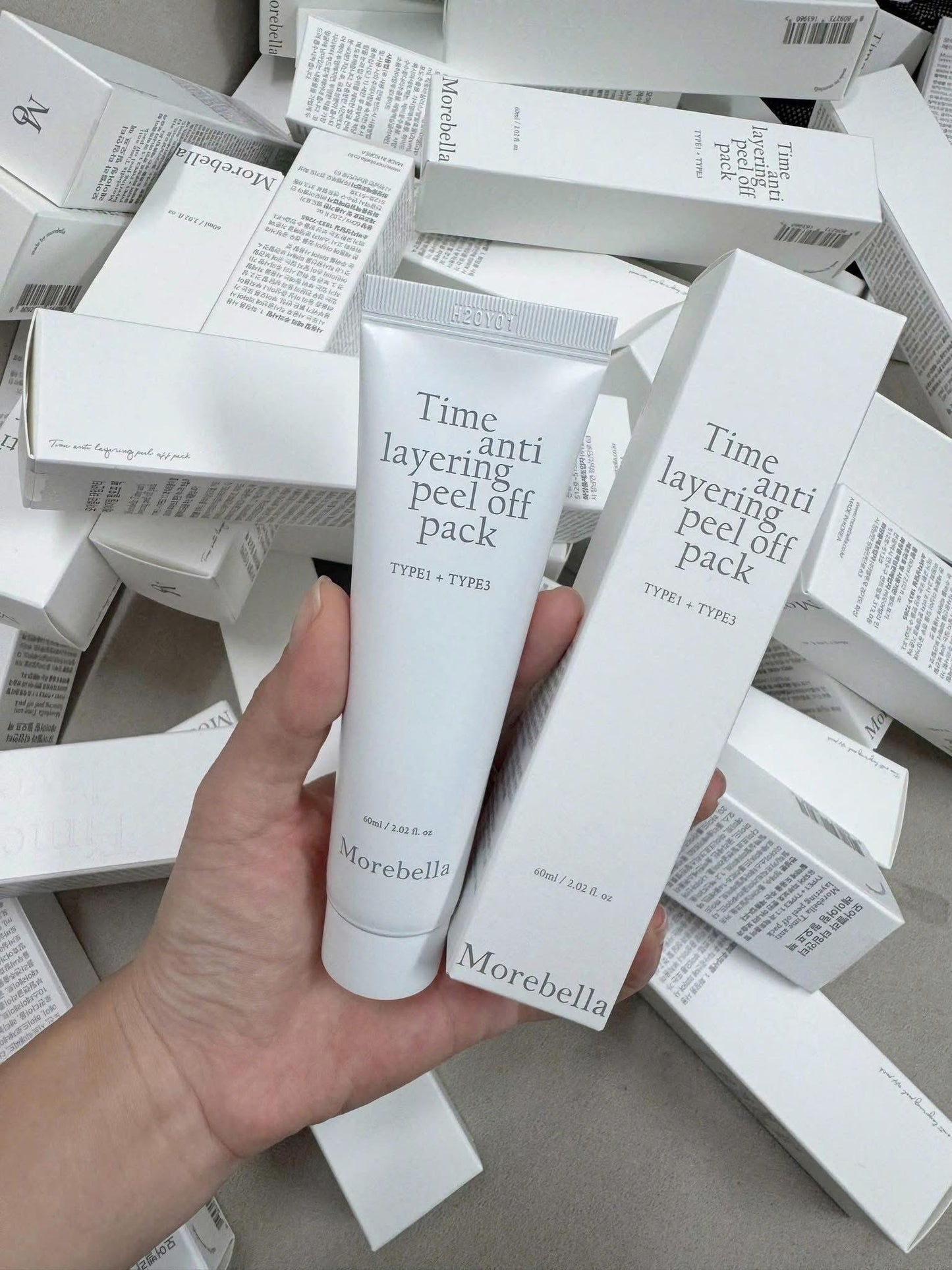 Peel meso collagen layering Morebella