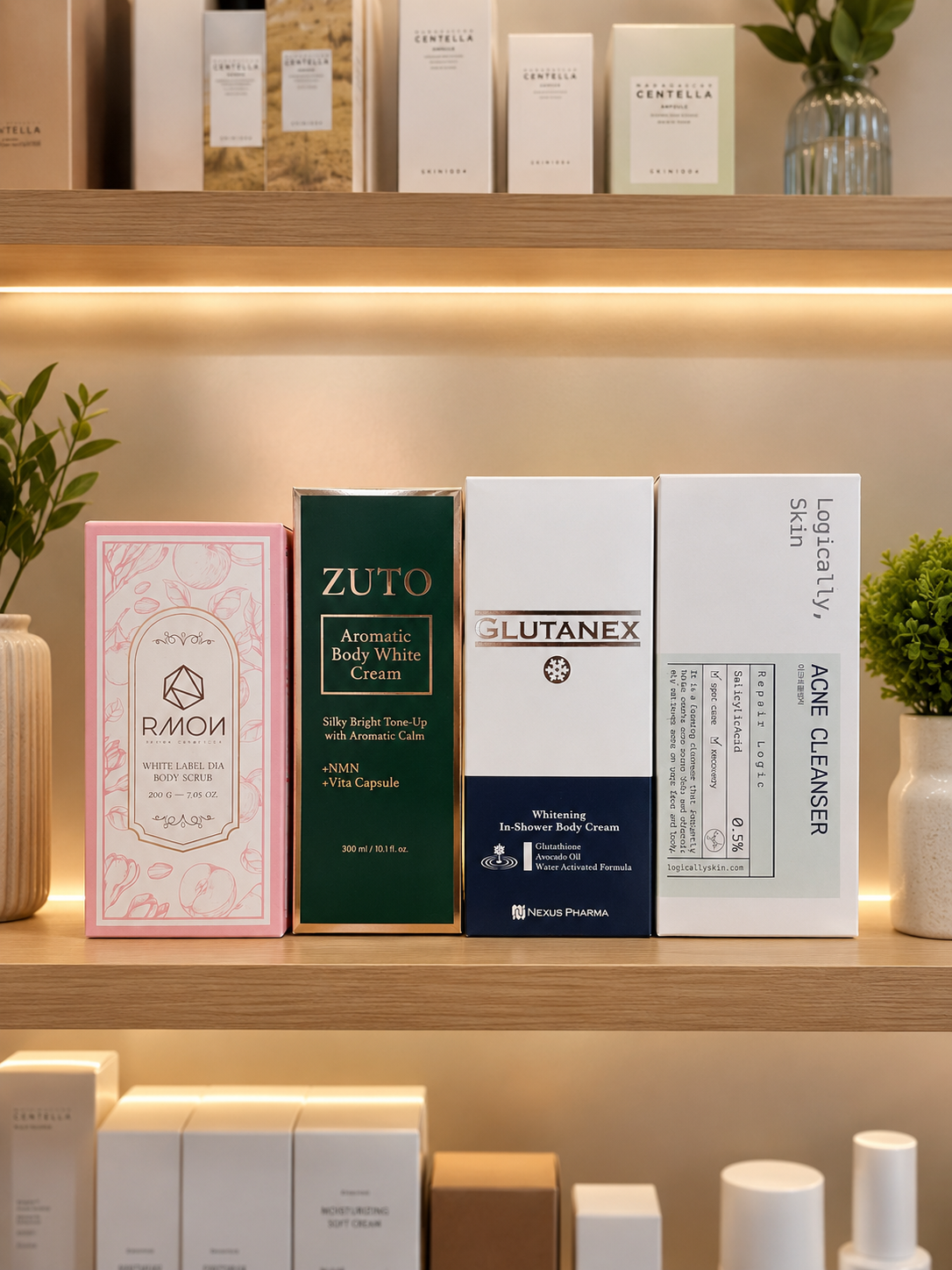 Combo Body sinh học ( Tẩy da chết - body cream - Tắm trắng - Sữa tắm sinh học)