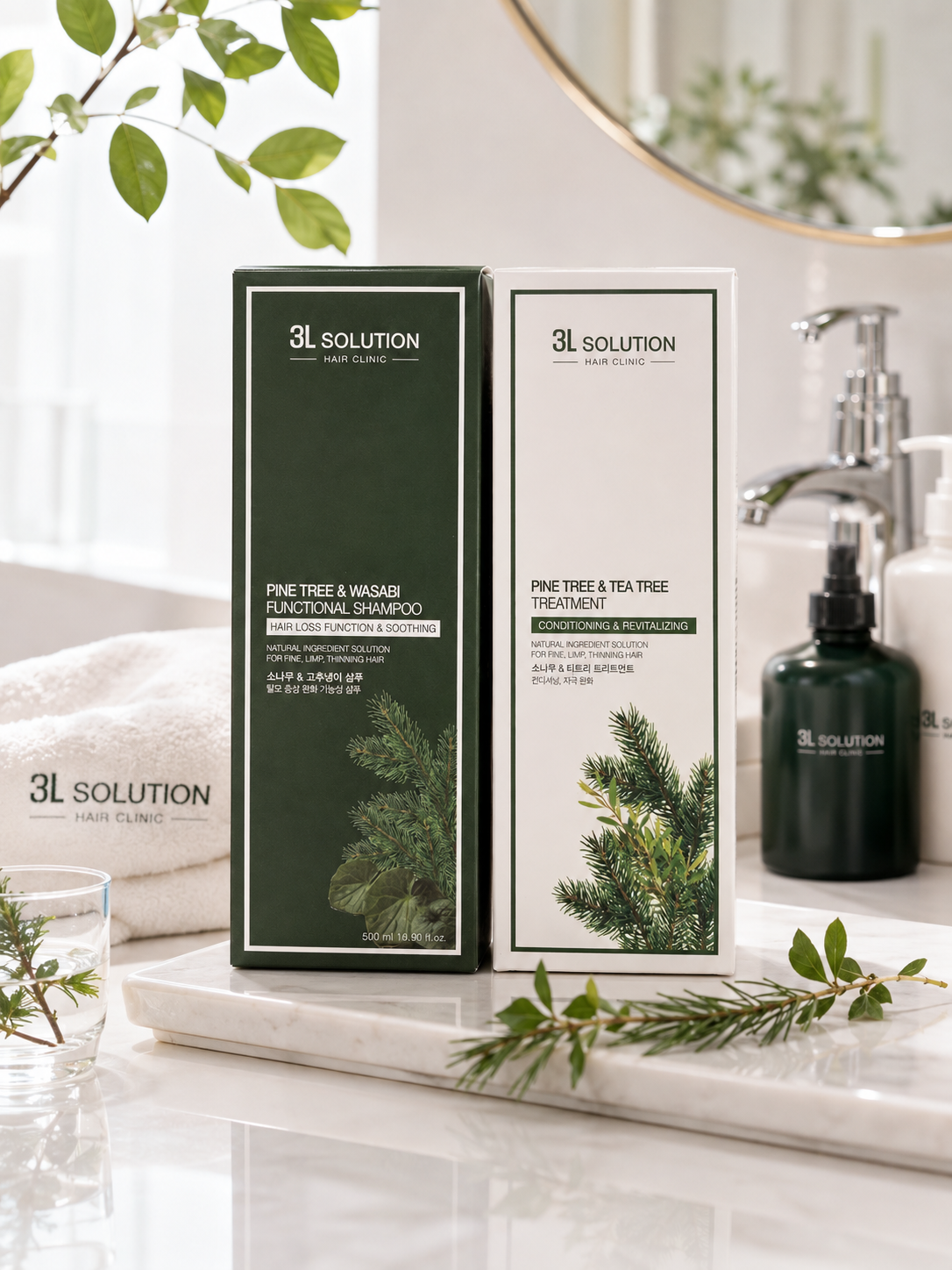 Shampoo conditioner clinic 3L Solution Korean treatment Hair care