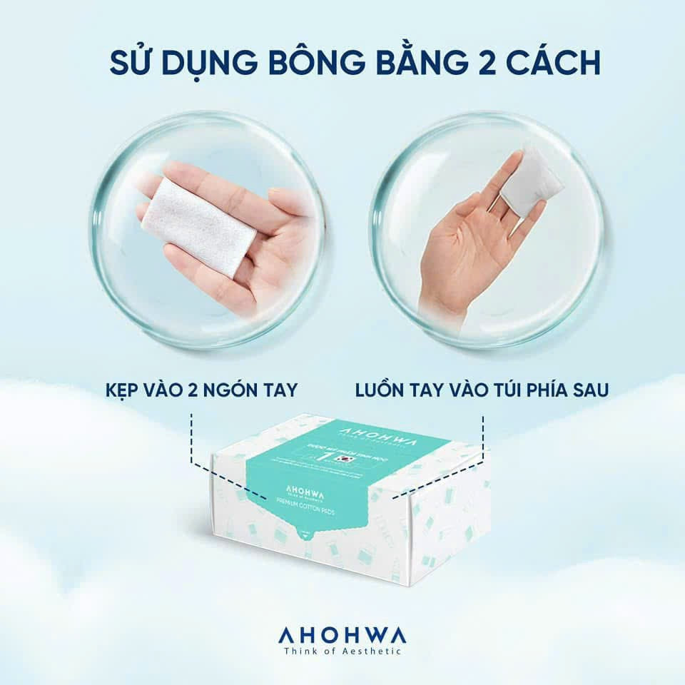 Bông Tẩy Trang cao cấp dạng túi