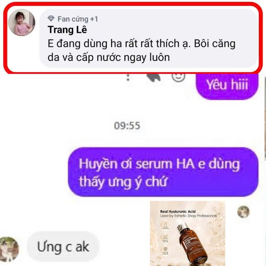 HA 94% for all skin. Đậm đặc nguyên chất chuyên bệnh viện clinics