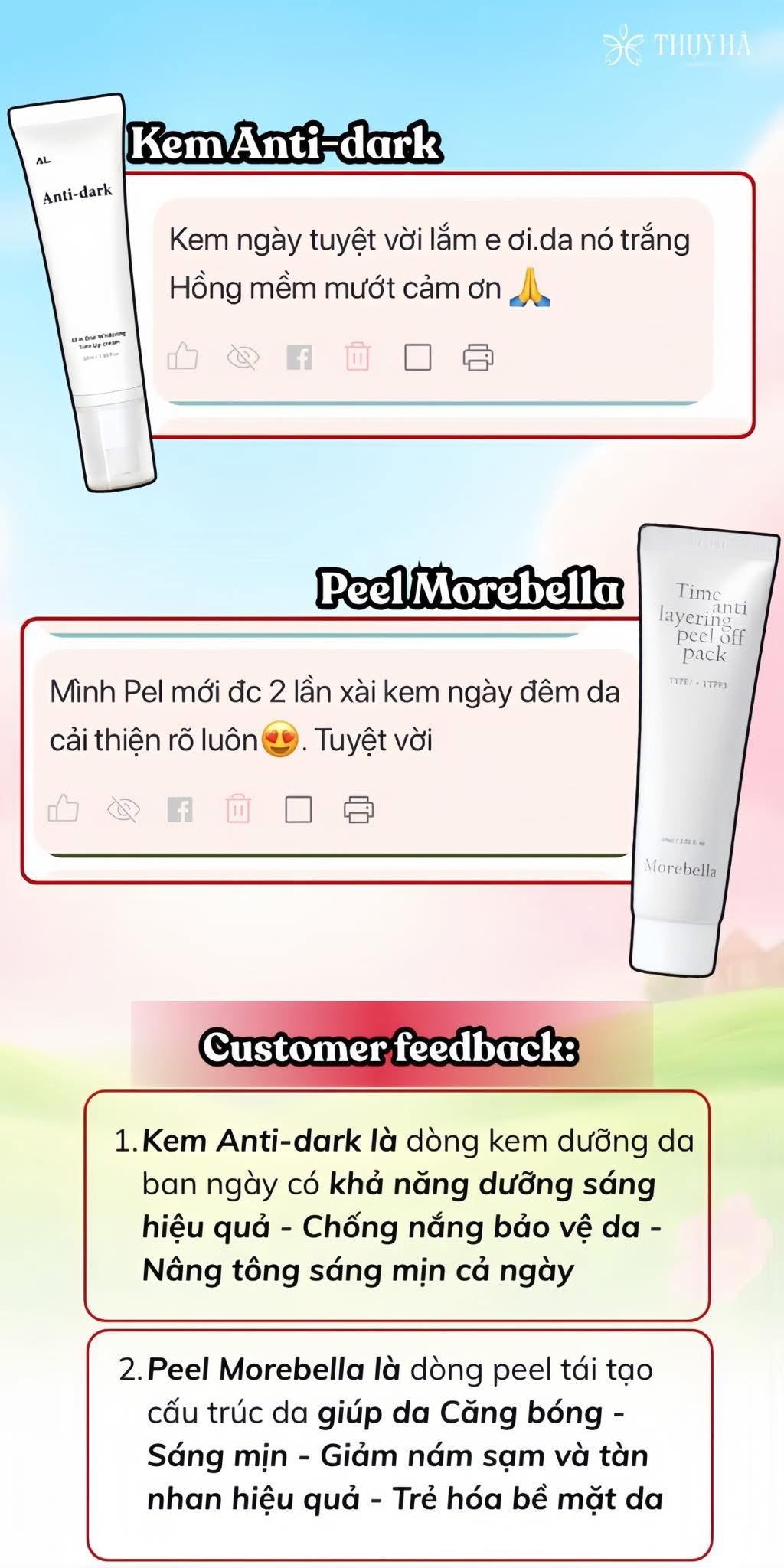 Anti Dark cream spf 30+ kem dưỡng ngày phù hợp mọi da dầu mụn nám sạm thâm - tone đẹp tệp màu da