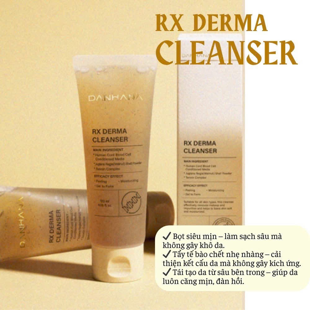 Sữa rửa mặt Thuần Chay Không hóa chất PURE DERMA CLEANSER spa Korean