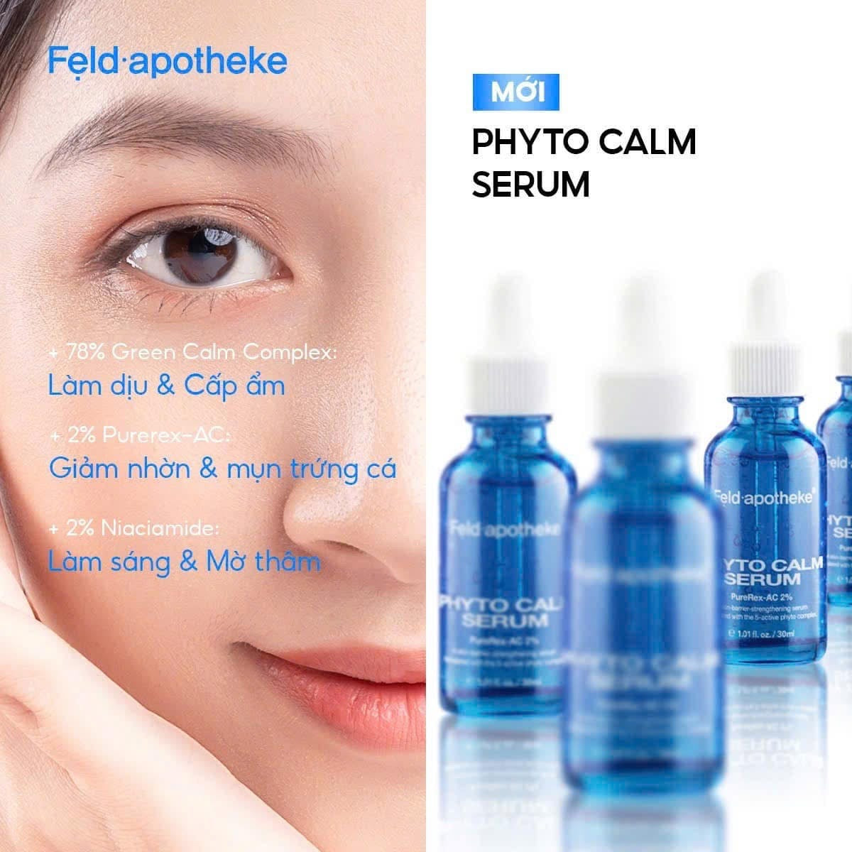 Serum Phyto calm Thâm mụn lỗ chân lông to