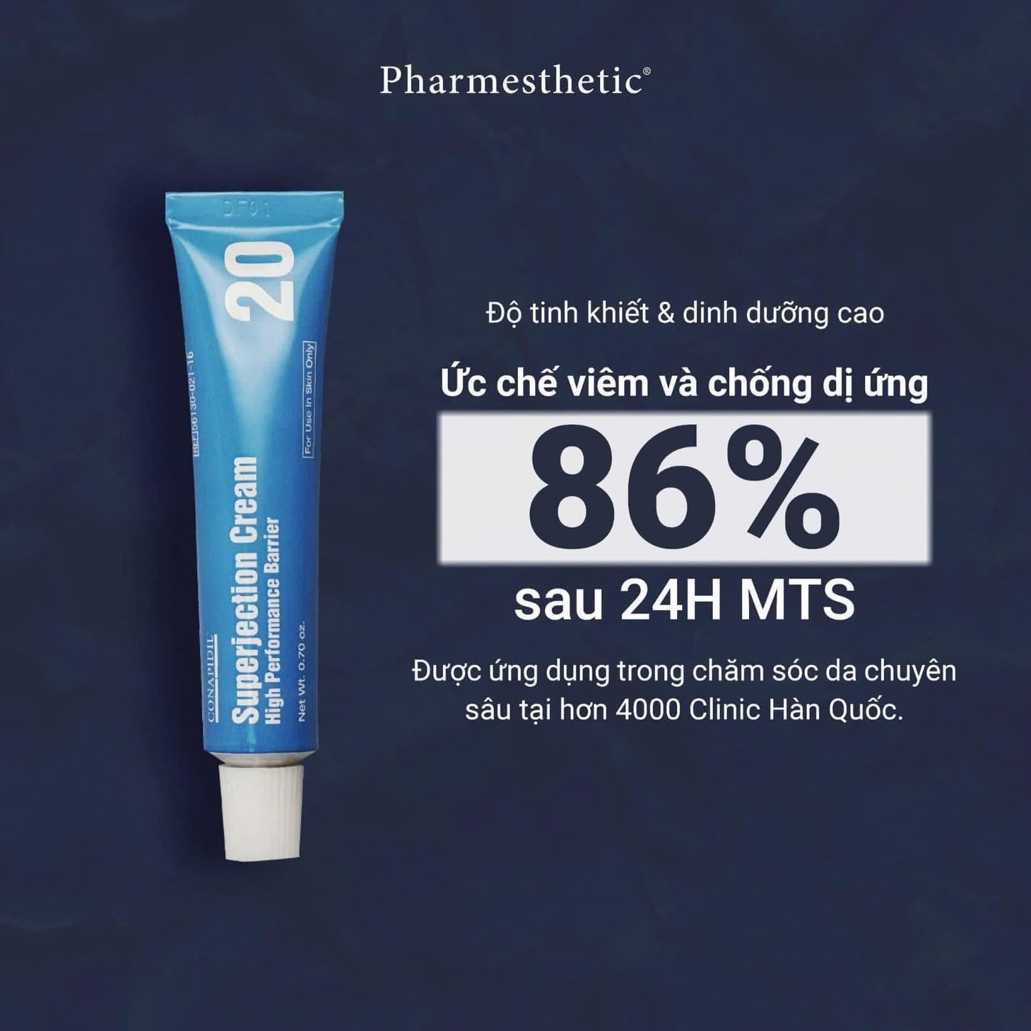 Supperjection cream 20 Pharmesthetic CONAPIDIL Korean Kem kháng tăng sắc tố dưỡng sáng đều màu da