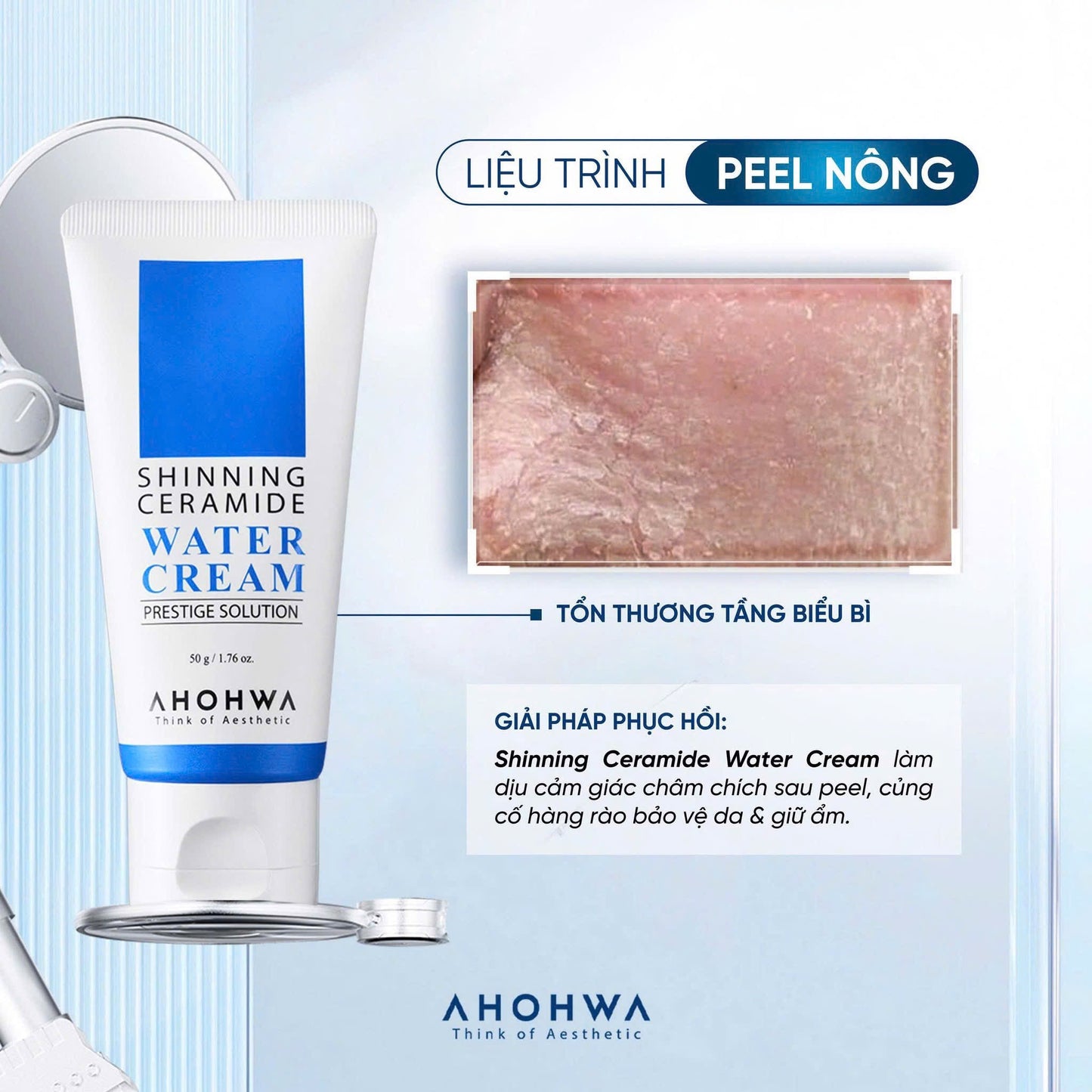 Water cream Ahohwa 50gr - Giành cho mọi da và mùa nào cũng cần