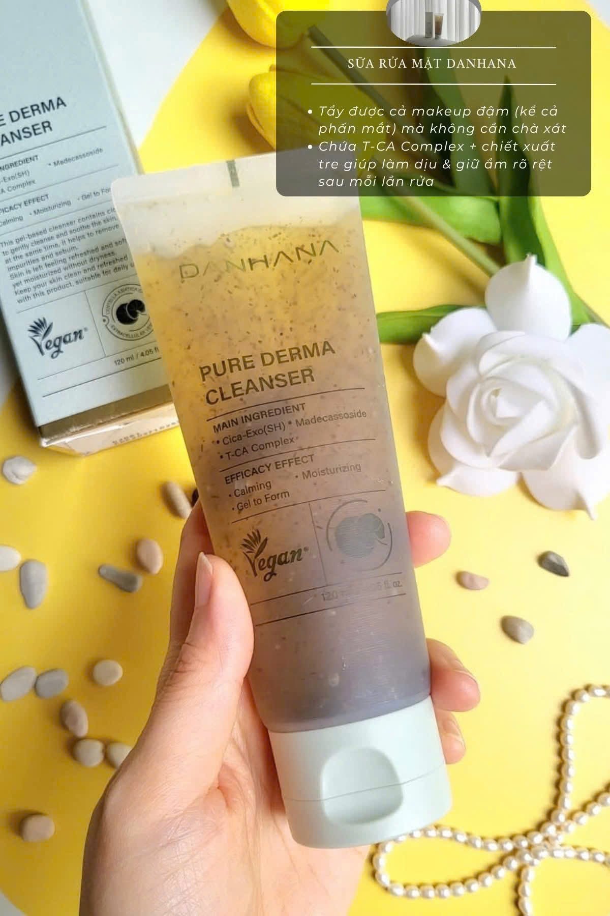 Sữa rửa mặt Thuần Chay Không hóa chất PURE DERMA CLEANSER spa Korean