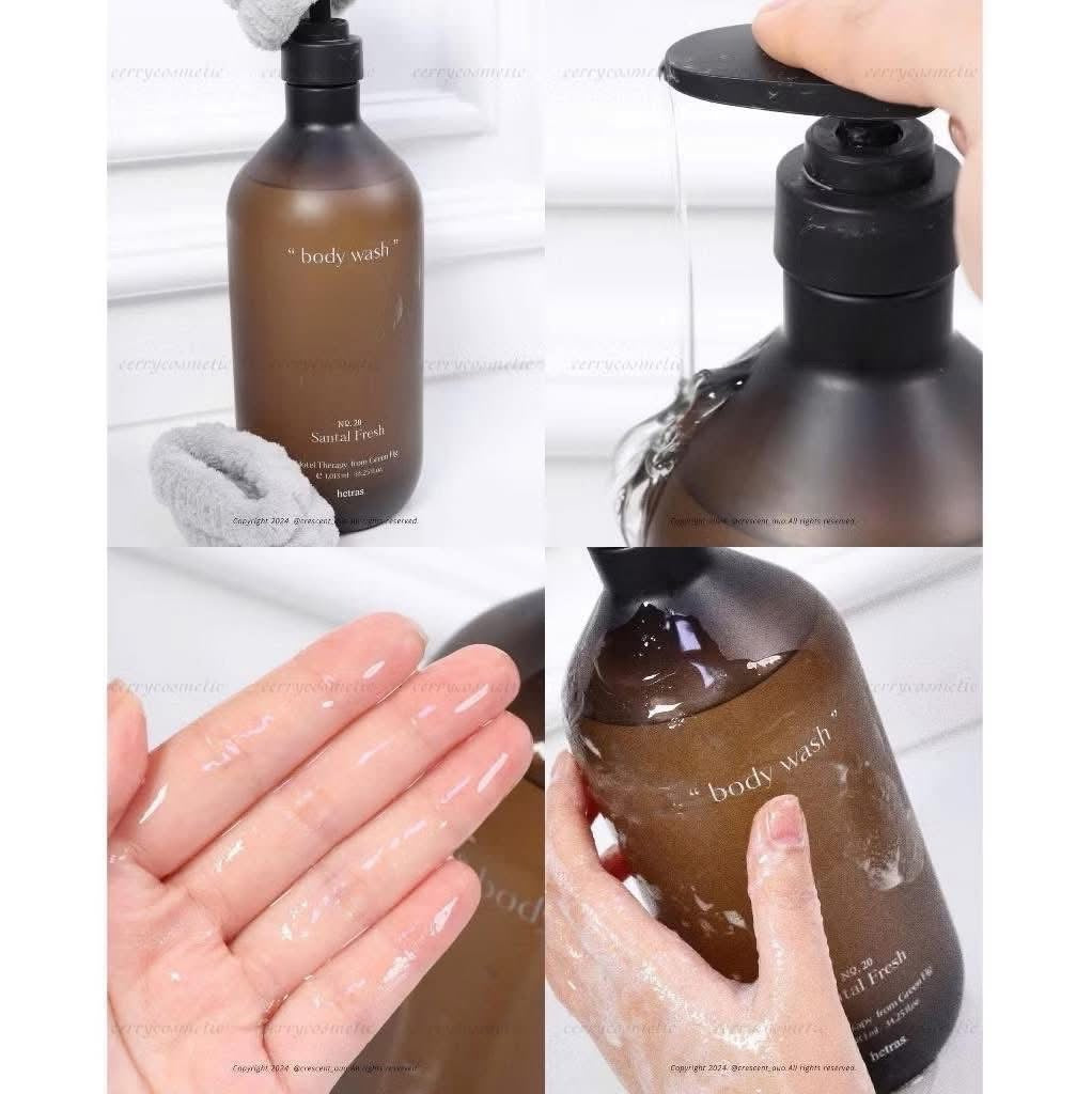 Sữa Tắm Hương Nước Hoa Hetras Hotel Therapy Body Wash 1013ml Korean