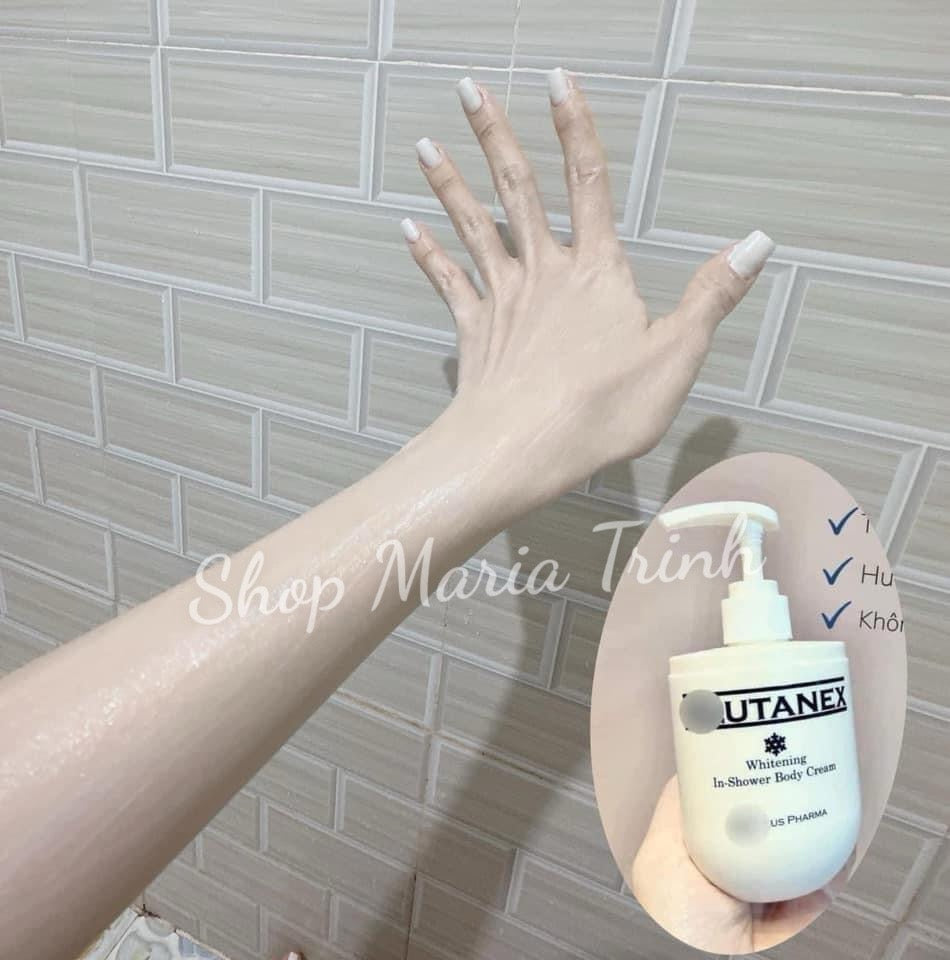 Sữa Tắm Glutanex Whitening In-Shower Body Cream 300mL - Ủ Tắm Trắng Da Body