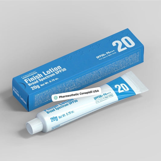 Finish Lotion Broad Spectrum SPF50+ 20gr Kháng tăng sắc tố ngày có chống nắng tránh bắt sáng