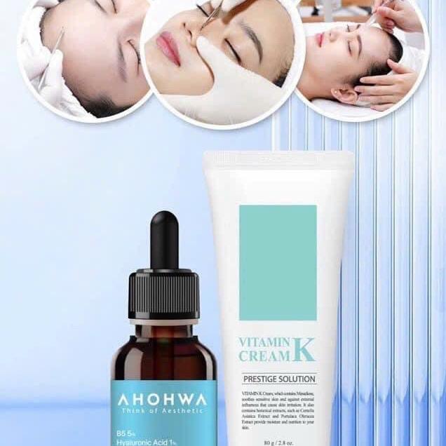 Combo B5 Ampoule - Vitamin Cream K - Combo B5K Phục Hồi Da