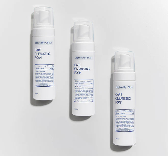 Logically, Skin Care Cleansing Foam 200ml sữa rửa mặt chuyên dụng Dược sinh học mụn nhạy cảm da yếu