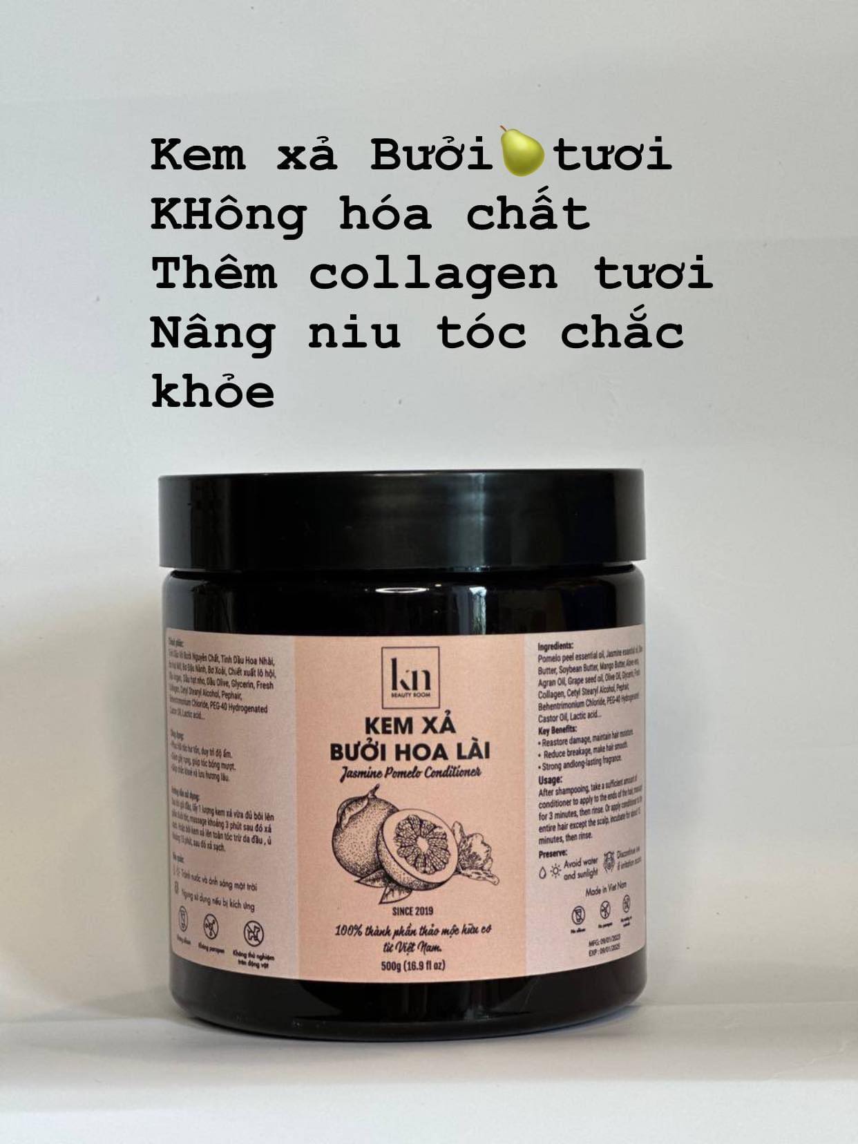 Xả Ủ Tóc Bưởi Hoa Lài 500g