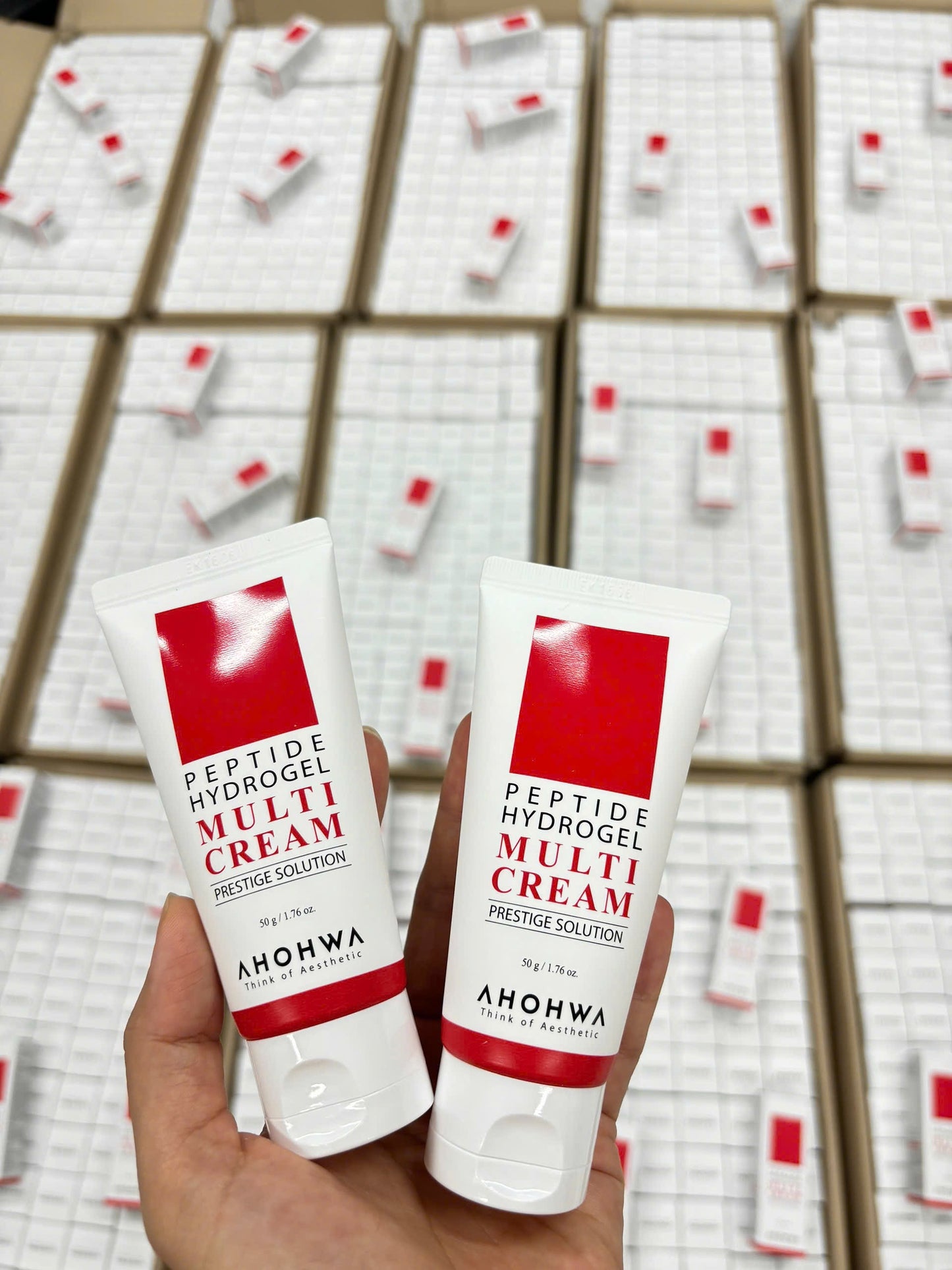 Peptide multi cream Ahohwa tăng sinh collagen 50gr