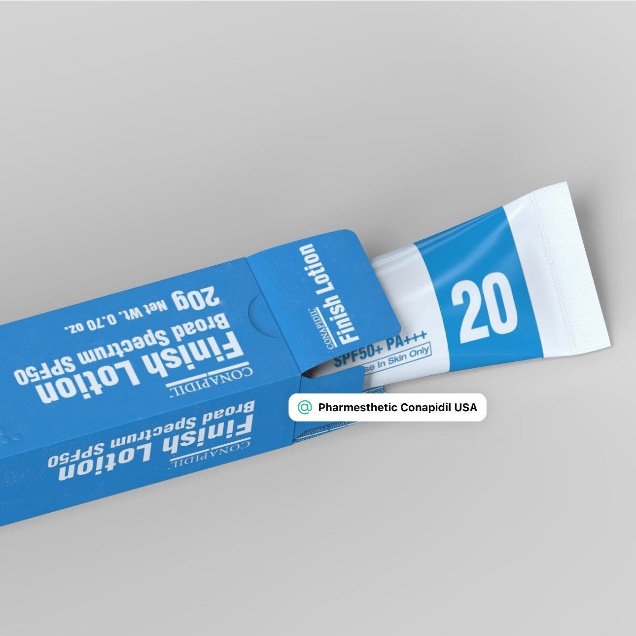 Finish Lotion Broad Spectrum SPF50+ 20gr Kháng tăng sắc tố ngày có chống nắng tránh bắt sáng