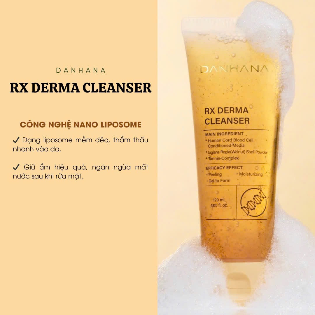 Sữa rửa mặt Thuần Chay Không hóa chất PURE DERMA CLEANSER spa Korean