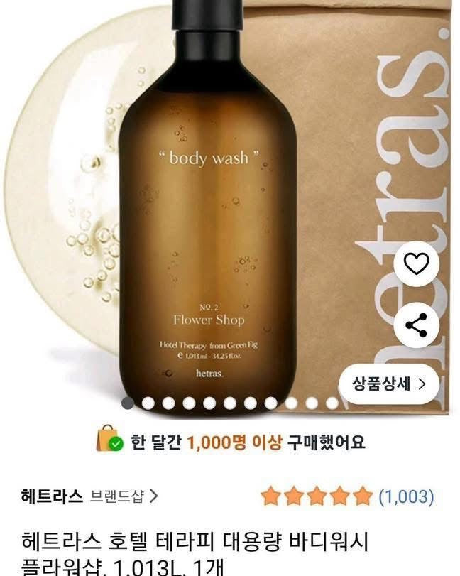 Sữa Tắm Hương Nước Hoa Hetras Hotel Therapy Body Wash 1013ml Korean