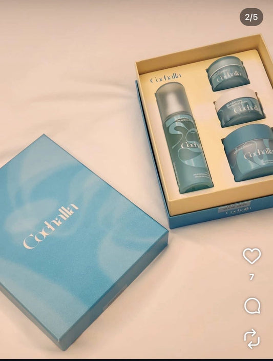 Cochalla set điều trị vấn đề da ngày đêm ngắn gọn bước mụn nám tàn nhang đốm nâu sắc tố