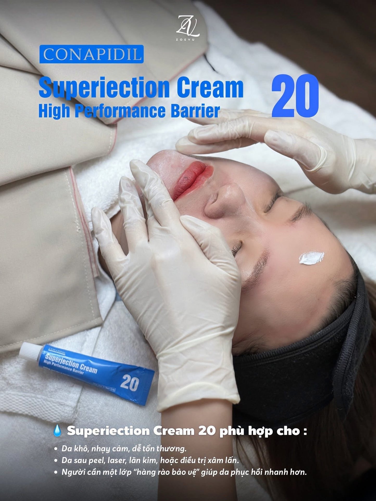 Supperjection cream 20 Pharmesthetic CONAPIDIL Korean Kem kháng tăng sắc tố dưỡng sáng đều màu da