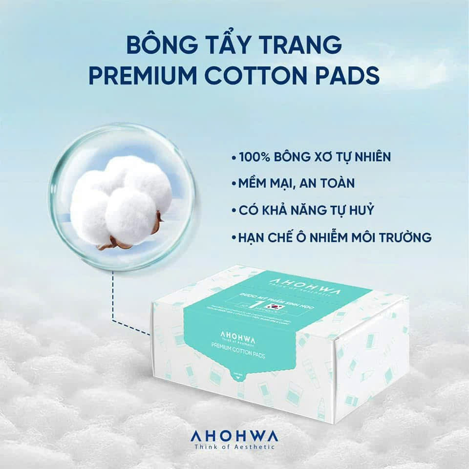 Bông Tẩy Trang cao cấp dạng túi