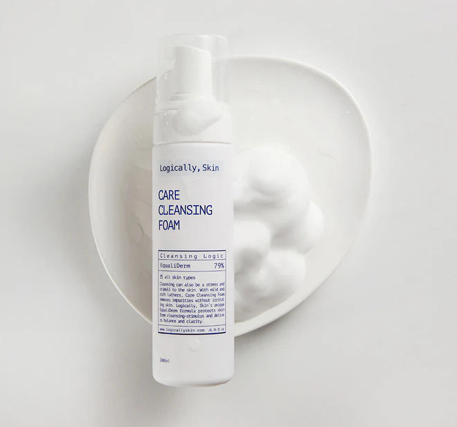 Logically, Skin Care Cleansing Foam 200ml sữa rửa mặt chuyên dụng Dược sinh học mụn nhạy cảm da yếu