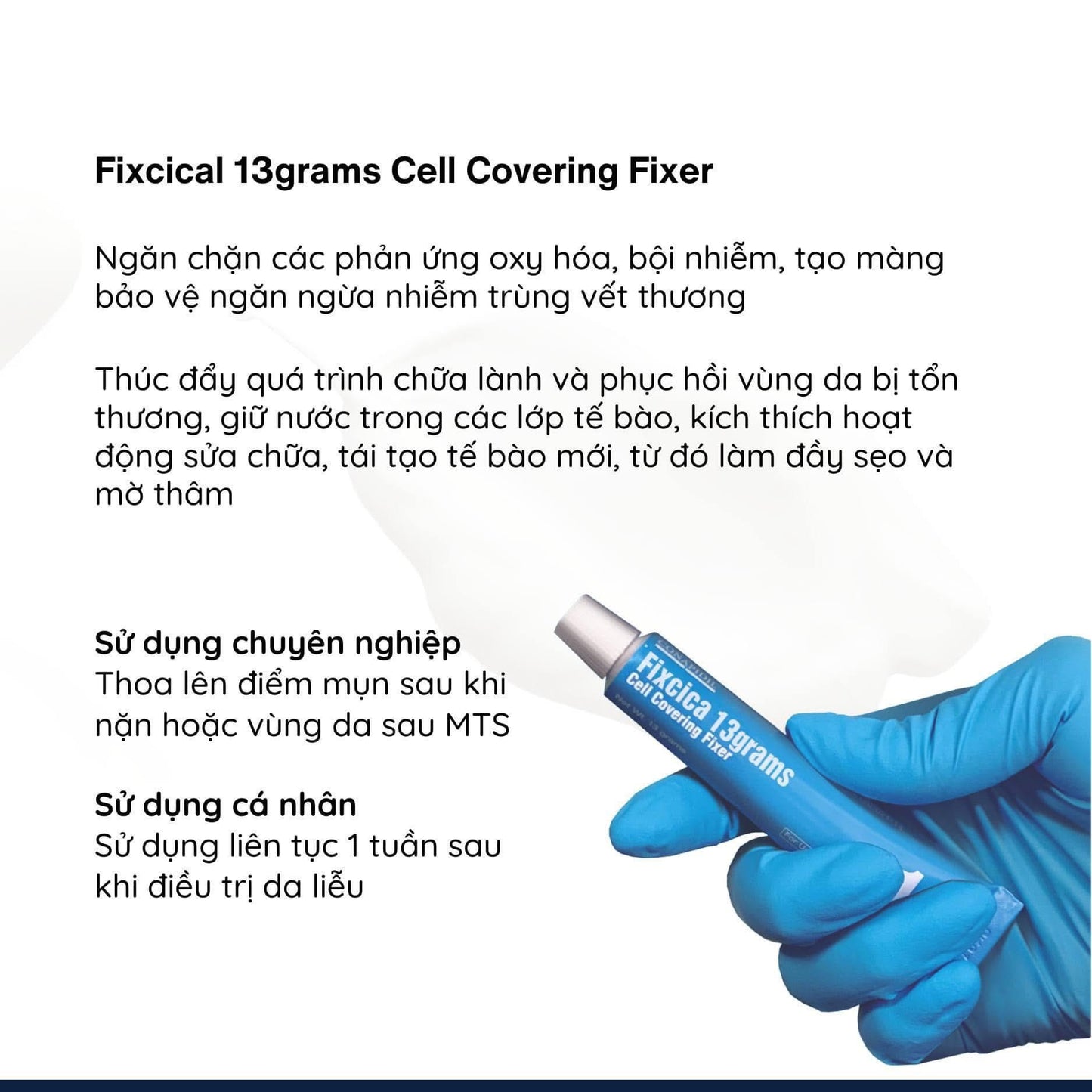 Pharmesthetic Fixcica 13grams gel chấm thâm mụn vết thương hở