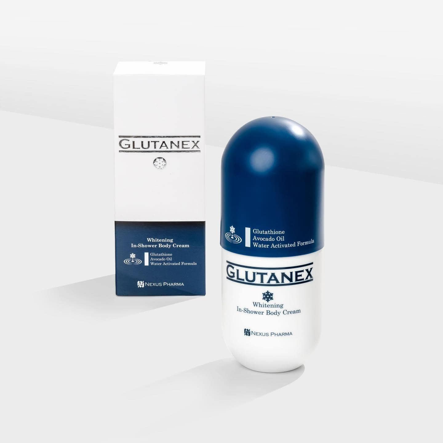 Sữa Tắm Glutanex Whitening In-Shower Body Cream 300mL - Ủ Tắm Trắng Da Body