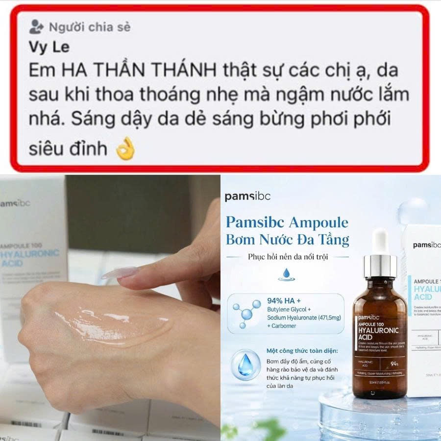HA 94% for all skin. Đậm đặc nguyên chất chuyên bệnh viện clinics