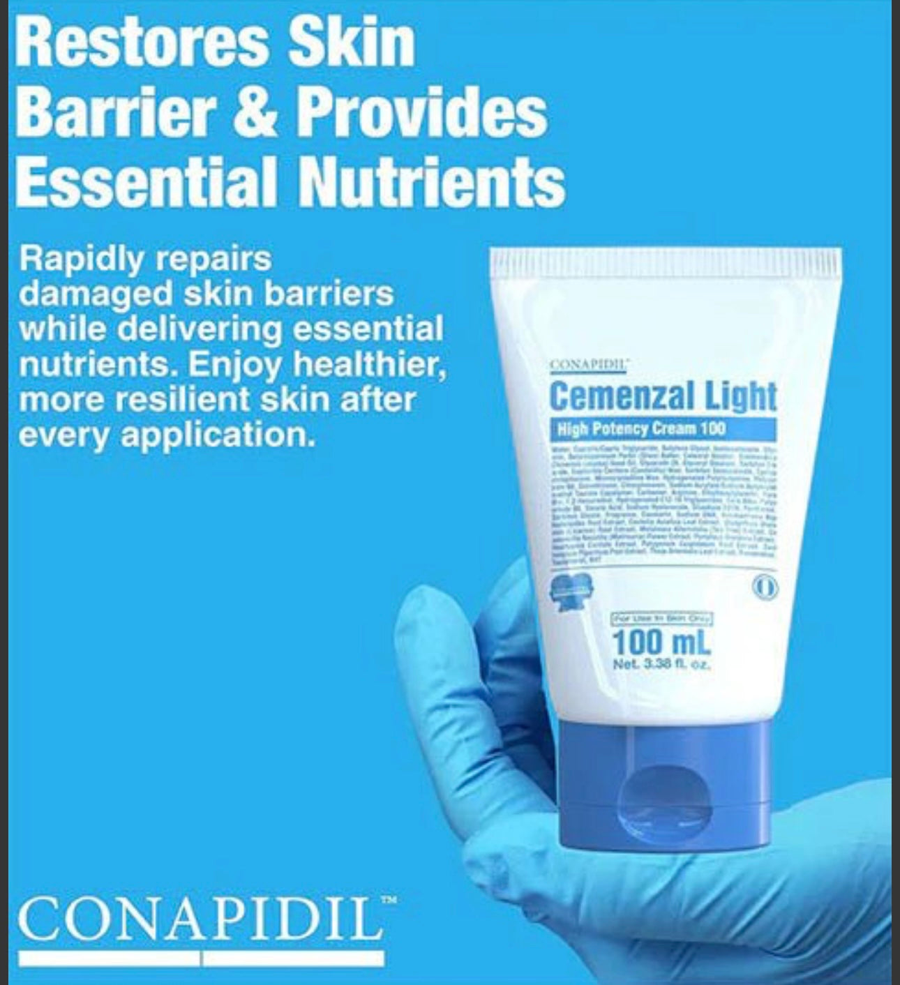 [CONAPIDIL] Cemenzal Light Cream (100mL/3.38oz)