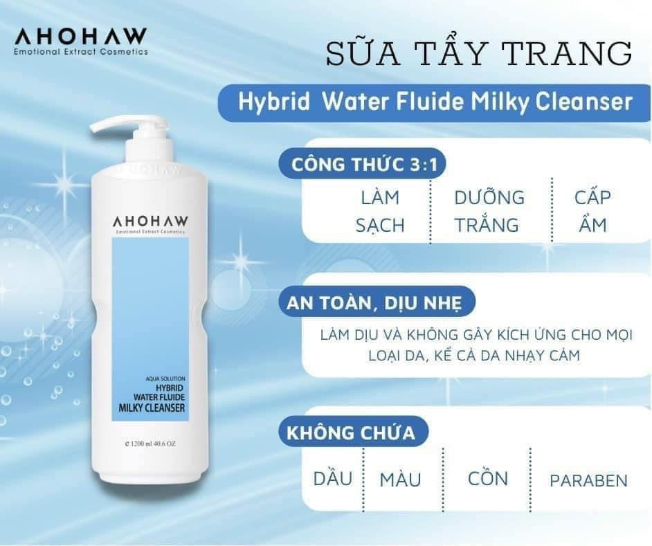 Sữa Tẩy Trang Da Liễu 1000ml  Milky Cleanser Remove Make up