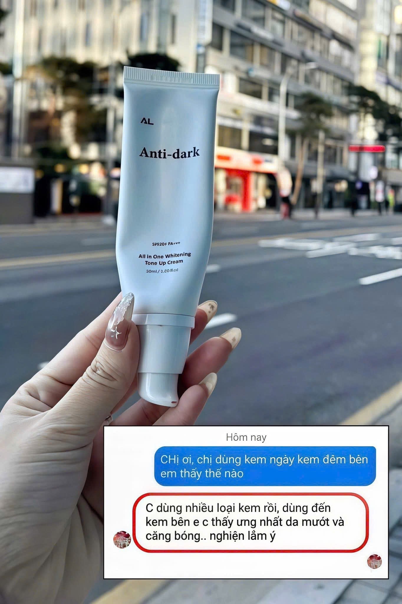 Anti Dark cream spf 30+ kem dưỡng ngày phù hợp mọi da dầu mụn nám sạm thâm - tone đẹp tệp màu da