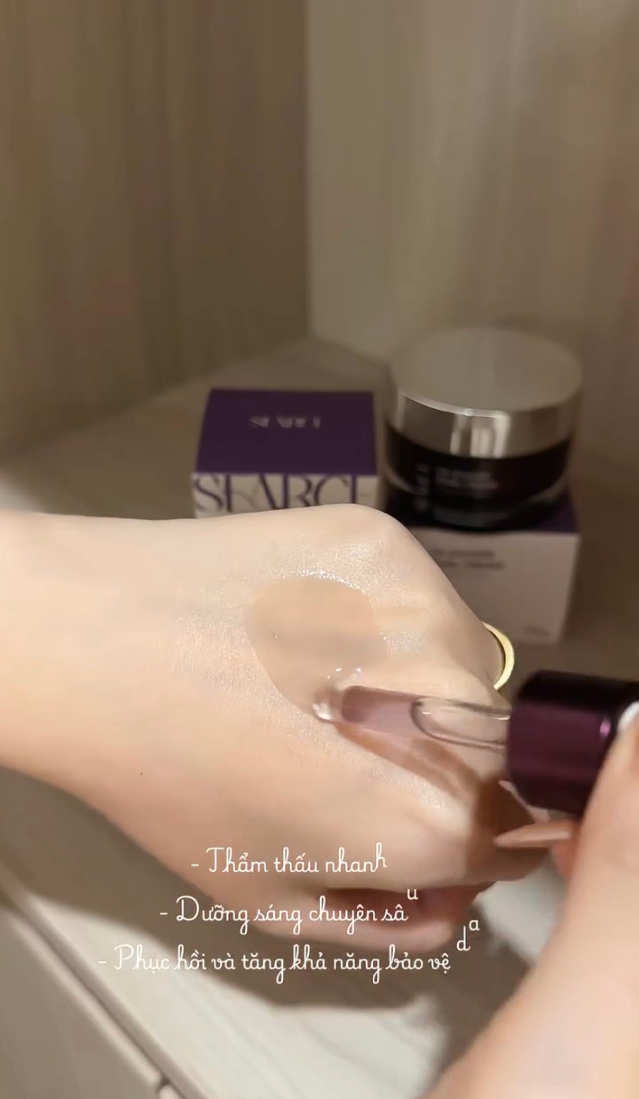 Combo nám trắng da căng bóng Ca- zulene Duel cream Searce