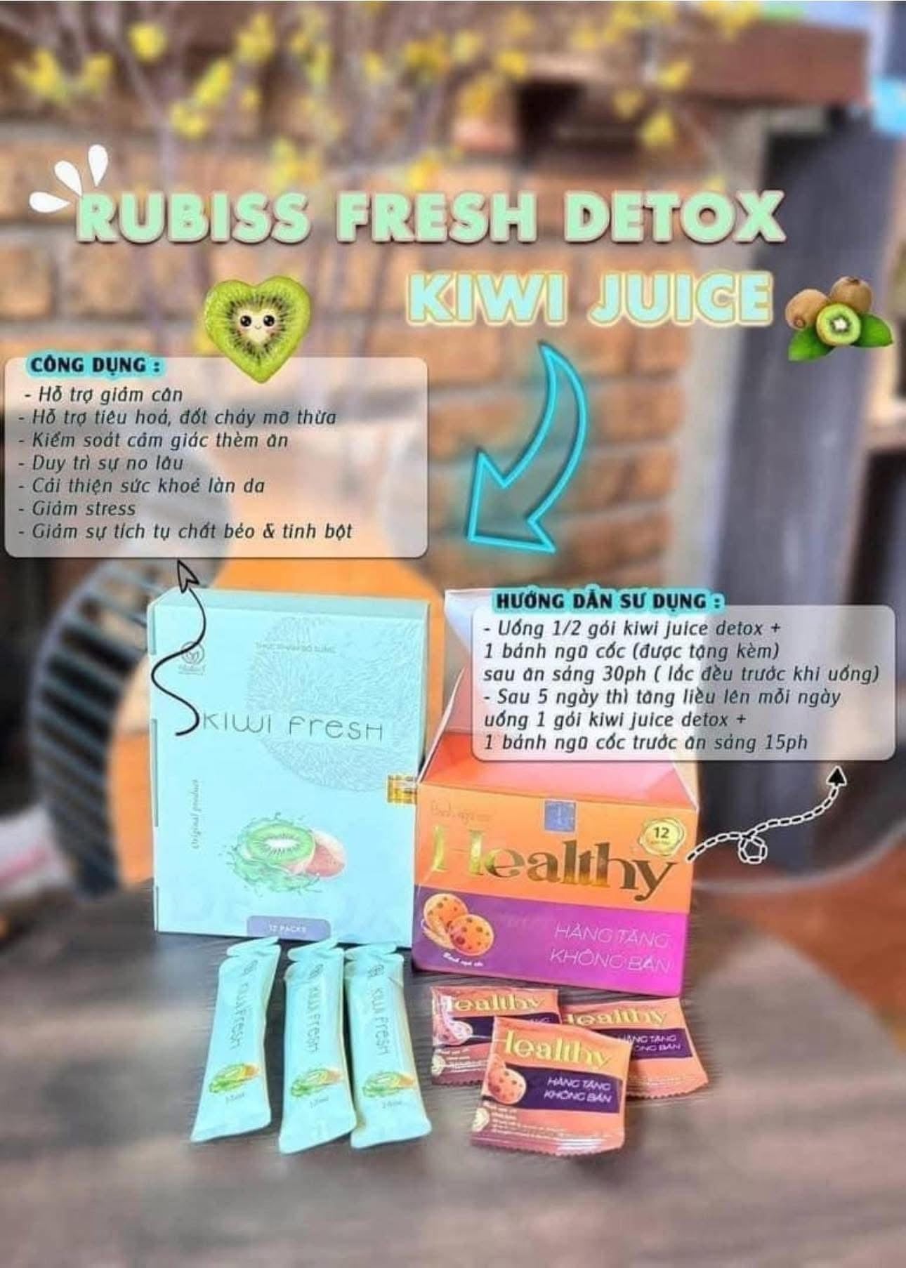 Combo 2 Detox Apple Juice get  4 combo detox kiwi fresh & saffron