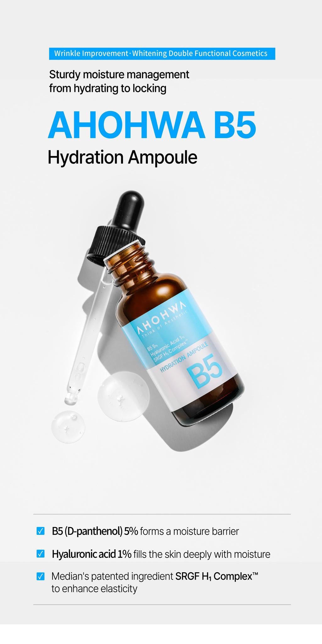 Tinh Chất Phục Hồi Da HAB5 B5 Ampoule Hydration AHOHWA