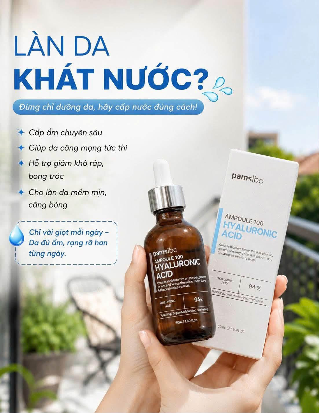 HA 94% for all skin. Đậm đặc nguyên chất chuyên bệnh viện clinics