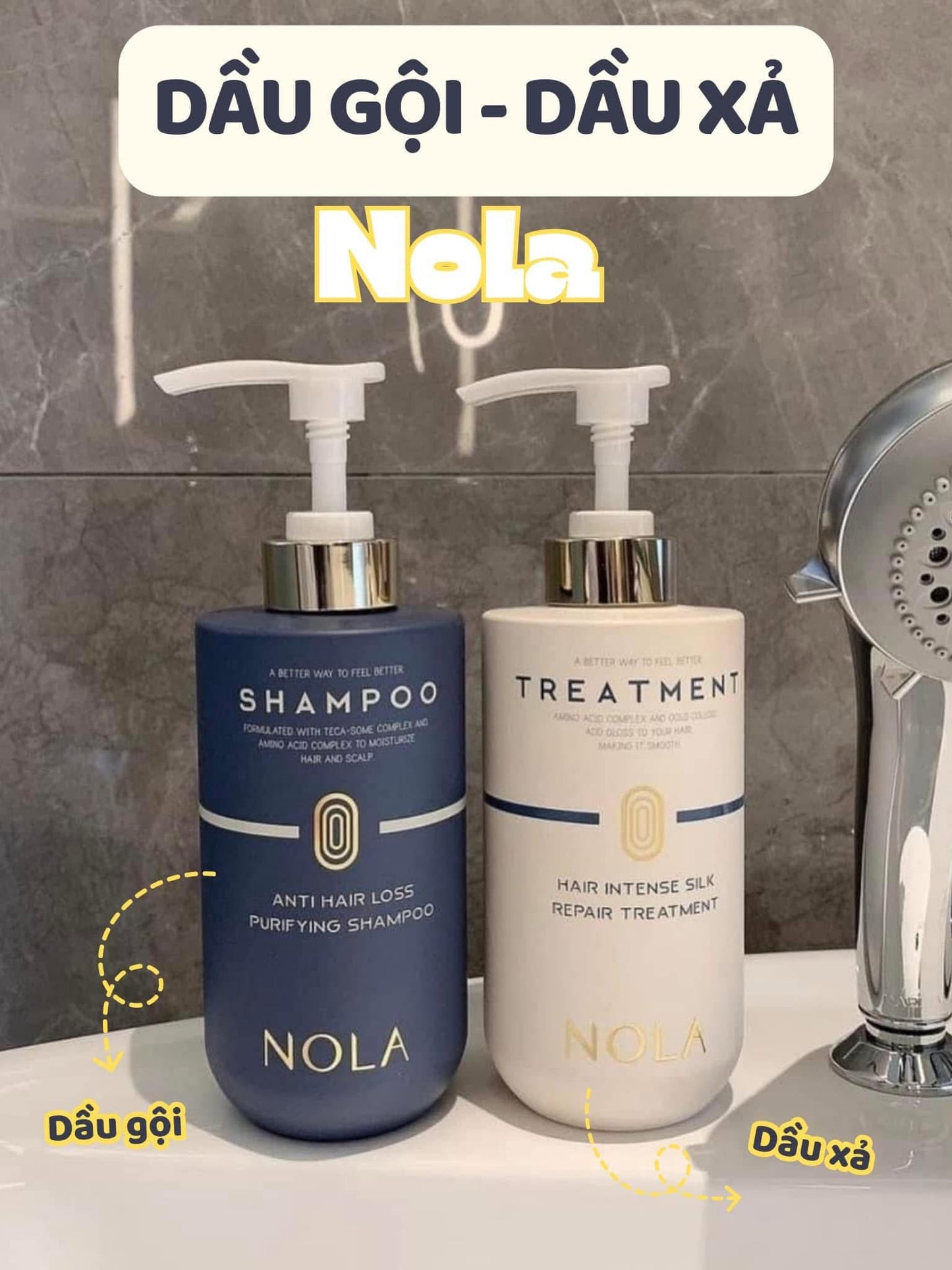 NoLa combo shampoo conditioner Treatment Korean