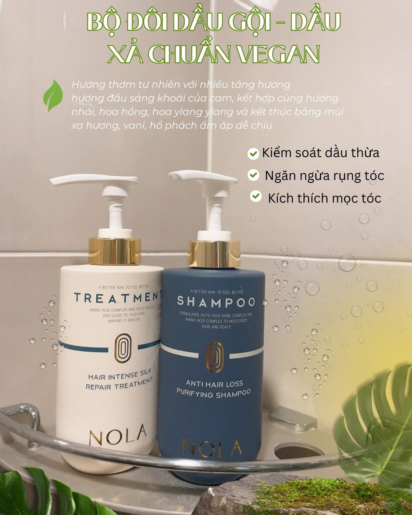 NoLa combo shampoo conditioner Treatment Korean