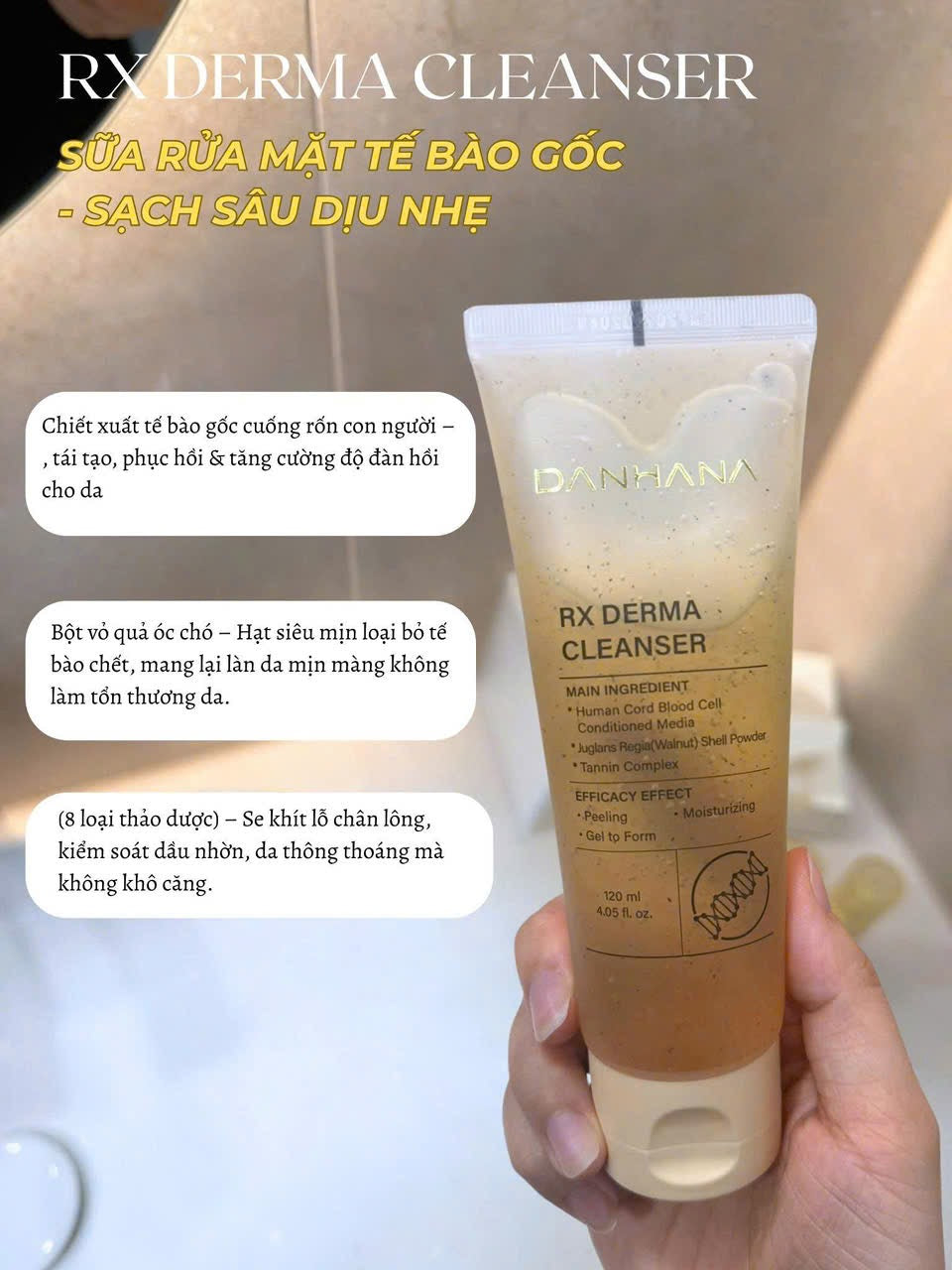 Sữa rửa mặt Thuần Chay Không hóa chất PURE DERMA CLEANSER spa Korean