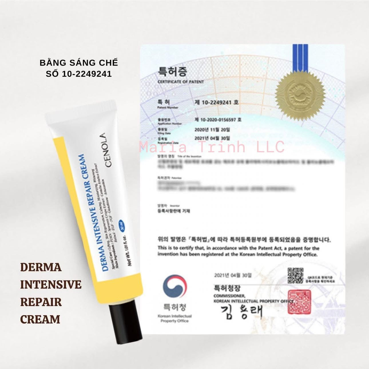 Combo CENOLA cream tái tạo phục hồi + chống nắng cho mọi loại da căng bóng không bắt nắng