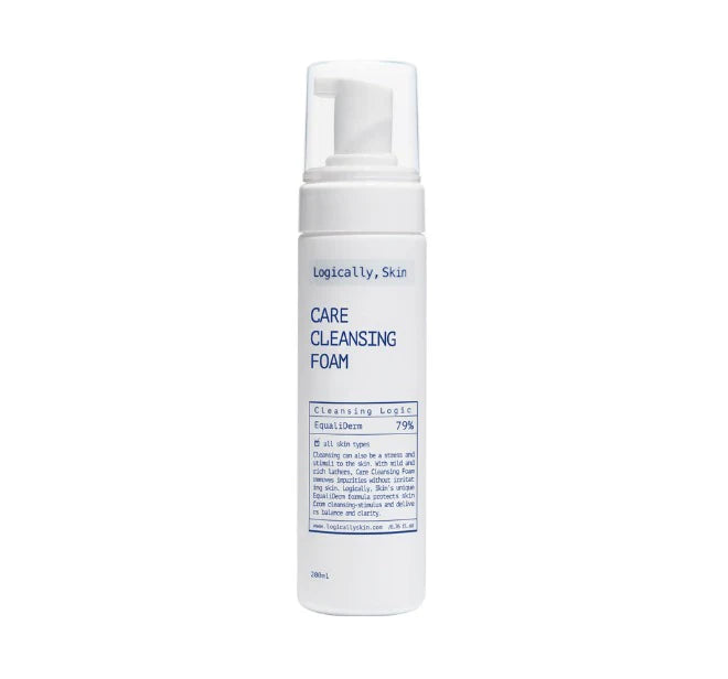 Logically, Skin Care Cleansing Foam 200ml sữa rửa mặt chuyên dụng Dược sinh học mụn nhạy cảm da yếu