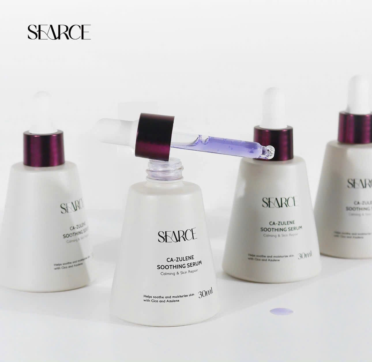 Combo nám trắng da căng bóng Ca- zulene Duel cream Searce