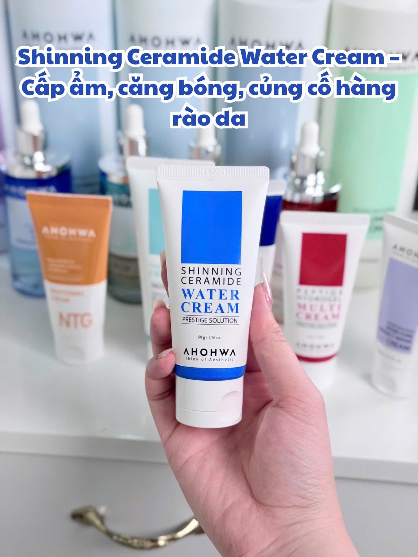 Water cream Ahohwa 50gr - Giành cho mọi da và mùa nào cũng cần
