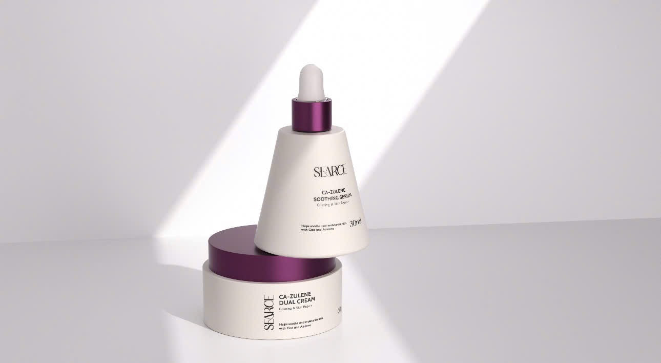 Combo nám trắng da căng bóng Ca- zulene Duel cream Searce