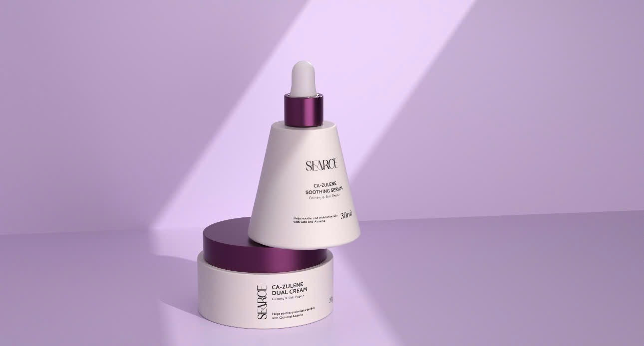 Combo nám trắng da căng bóng Ca- zulene Duel cream Searce
