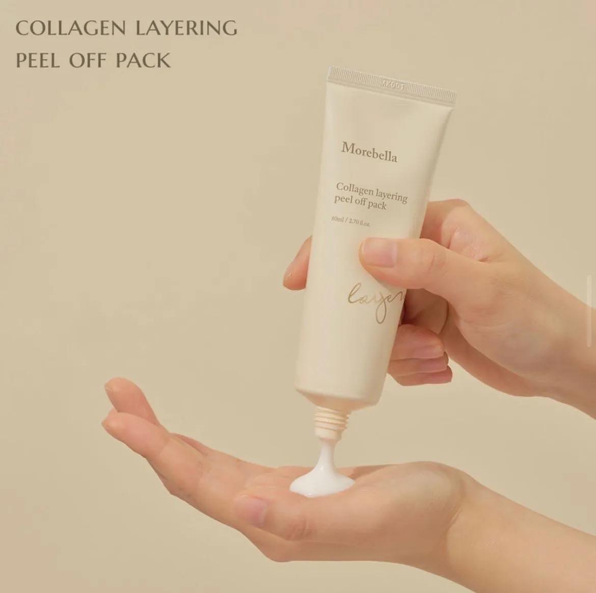 Collagen Morebella Morinda Calming Layering Peel Off Pack 80ml