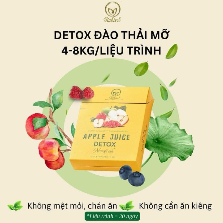 WEIGHT LOSS JUICE - RUBISS APPLE JUICE DETOX BUY 1 GET 1 FREE👉