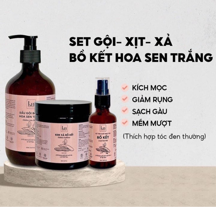 Dầu Gội Combo Bưởi Hoa Lài - Bồ Kết Hoa Sen Trắng ( Mix or Match)