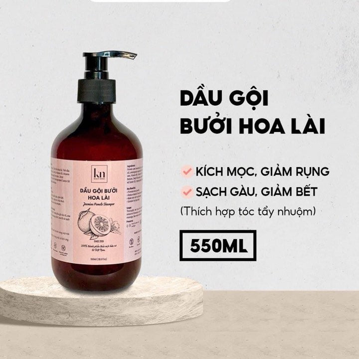 Dầu Gội Bưởi Hoa Lài Jasmine Pomelo 550ml